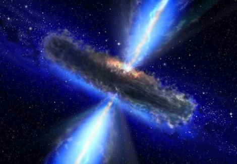 Una nube de polvo alimenta un agujero negro supermasivo. | NASA
