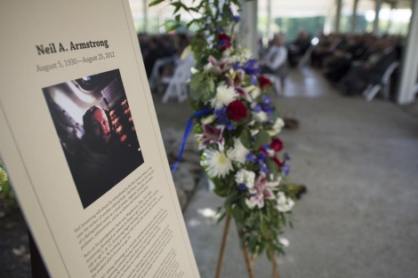 El funeral de Armstrong, el pasado 31 de agosto en Cincinatti, Ohio. | NASA | Reuters