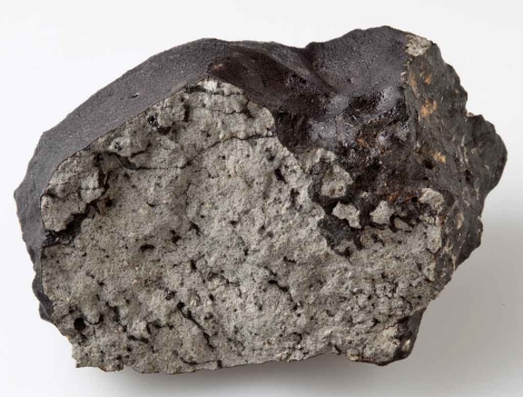 Fragmento del meteorito de más de un kilogramo. | Museo de Historia Natural de Londres