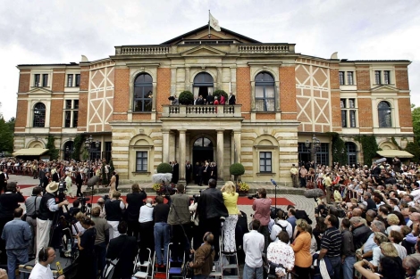 El Festspielhaus de Bayreuth, en verano de 2005. | AFP
