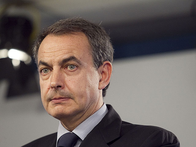 El ex presidente del Gobierno José Luis Rodríguez Zapatero, tras conocer los resultados electorales. | Begoña Rivas