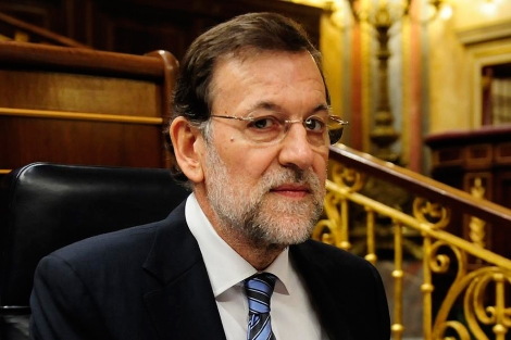 Rajoy, el pasado miércoles, en la sesión de control al Gobierno. | Bernardo Díaz
