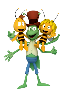 Los protagonistas de 'La abeja Maya'.