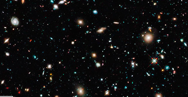 Imagen de la galaxia UDFj-39546284. | Hubble