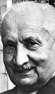 Martin Heidegger.