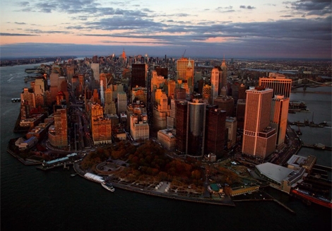 Imagen de la bahía de Manhattan. | Yann Arthus-Bertrand