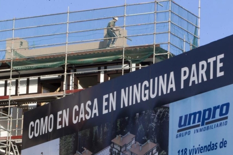 Los visados de obra nueva cayeron un 43% en 2012