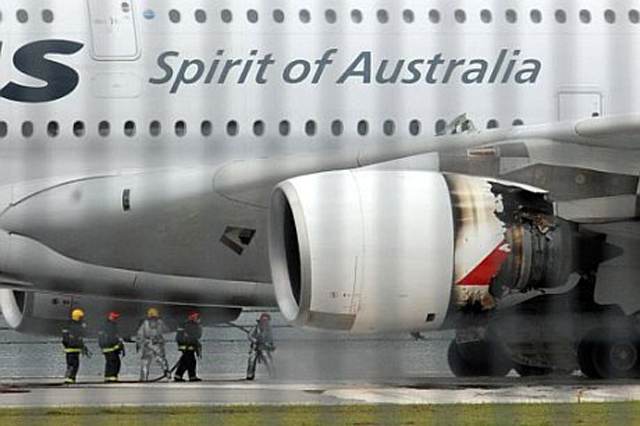 Los problemas del A380 comenzaron con el motor Trent 900. | Afp Los problemas del A380 comenzaron con el motor Trent 900. | Afp