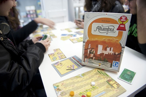 Varios jugadores disputan una partida del 'Alhambra'. | Jesús G. Hinchado Varios jugadores disputan una partida del 'Alhambra'. | Jesús G. Hinchado
