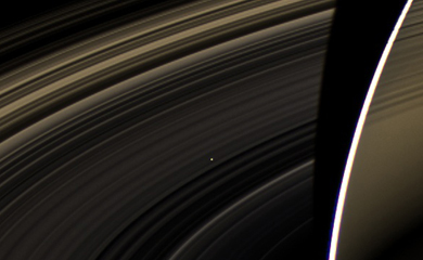 Venus desde los anillos de Saturno. | NASA