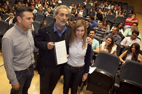 El Defensor del Pueblo, con los estudiantes de Derecho de Córdoba. | Madero Cubero