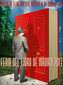 Cartel de la Feria del Libro de Madrid 2013.