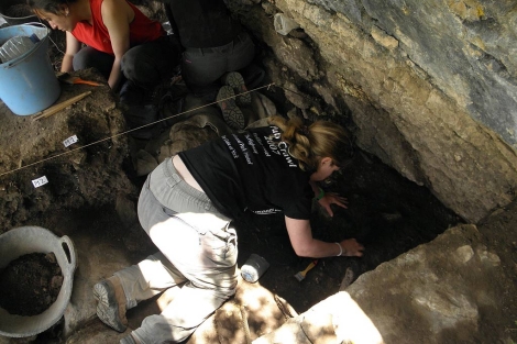 Excavaciones arqueológicas practicadas en la zona de los hallazgos. | ELMUNDO.es