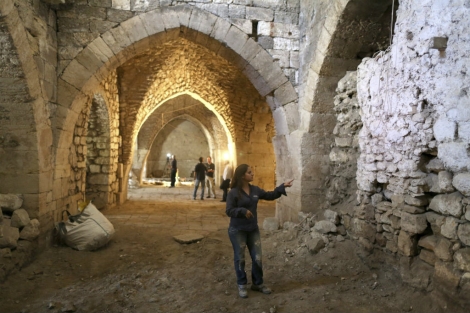 Renee Forestany, directora de la excavación de la Autoridad de Antigüedades de Israel. | EFE