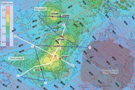 Localización del nuevo volcán.| Nature Geoscience. Localización del nuevo volcán.| Nature Geoscience.