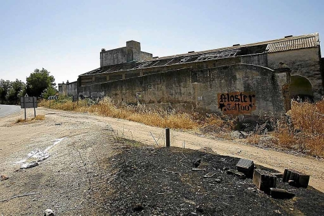 Los restos del antiguo campo para presos-esclavos, sin señalizar. | Esther Lobato