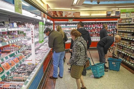Un supermercado en Valladolid. | El Mundo