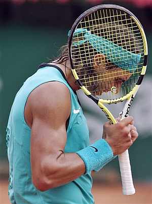 Nadal celebra una victoria. (Foto: AP)