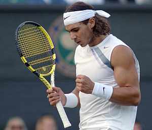 Nadal celebra la consecución de un punto. (Foto: AP)