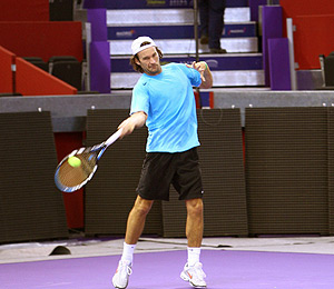 Moyà se entrena en Madrid. El mallorquín parte como cabeza de serie tras la gran temporada realizada. (Foto: EFE)