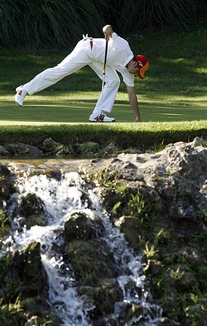 El castellonense en la última jornada del Volvo Masters. (Foto: EFE)