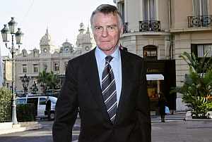 Max Mosley, en M�naco. (Foto: AFP)