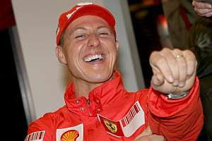 Michael Schumacher, muy relajado en Madonna Di Campiglio. (Foto: EFE)