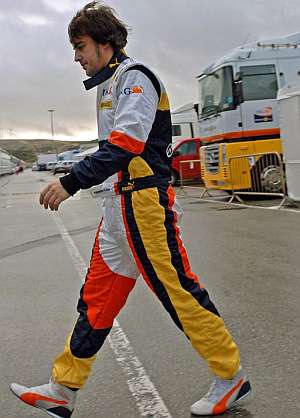 Fernando Alonso, en Jerez. (Foto: EFE)