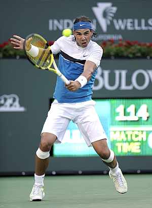 Rafa Nadal, en acción. (EFE)