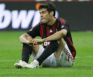 Kaká, el pasado domingo en el encuentro Milan-Juve. (Foto: EFE)