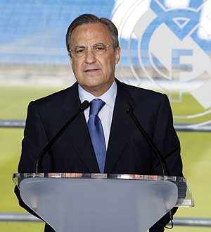 El presidente del Real Madrid, Florentino P&eacute;rez. (Foto: Sergio Gonz&aacute;lez)