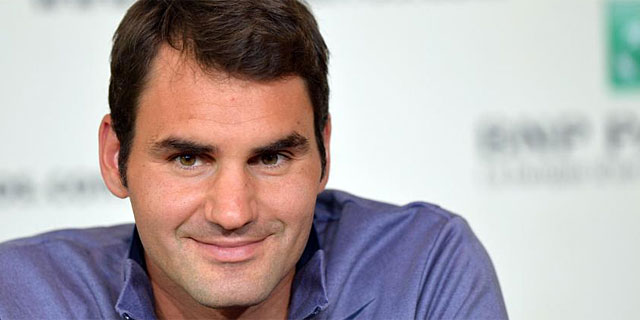 Roger Federer, durante la rueda de prensa previa a Roland Garros en París. (AFP)
