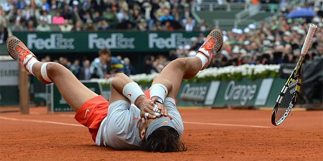 Rafa Nadal celebra su octava victoria en Roland Garros. | AFP