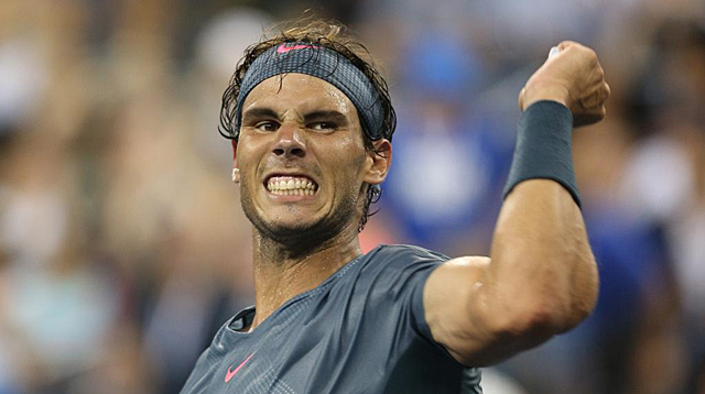 Rafel Nadal celebra su triunfo. | Afp