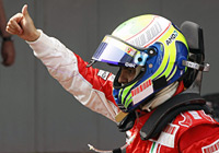 Felipe Massa con el sistema HANS. Foto:AP Felipe Massa con el sistema HANS. Foto:AP