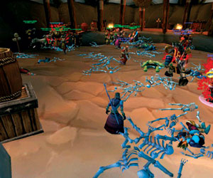 World of Warcraft durante el brote. (Blizzard Entertainment|The Lancet Infectious Diseases)