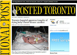Los medios canadienses siguen el tema con interés. En la imagen, la portada del National Post