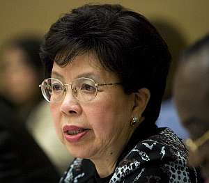 Margaret Chan durante la clausura de la Asamblea de la OMS. (Foto: AFP)