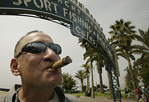Playa de Santa Mónica, en California. (Foto: Damian Dovarganes | STF-AP - A)