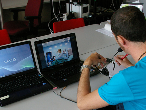 Videoconferencia entre el doctor y la paciente. | Foto: Universidad MacGill