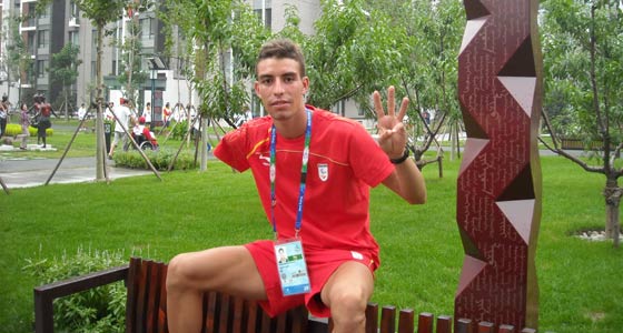 El atleta Abderrahman Ait Khamouch (Foto: Servimedia). El atleta Abderrahman Ait Khamouch (Foto: Servimedia).