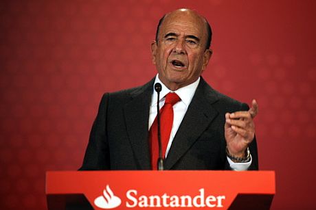 Emilio Botín, presidente del Banco Santander. | AFP