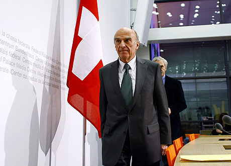 El presidente del Gobierno federal suizo, Hans-Rudolf Merz. | Reuters