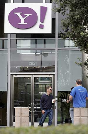 Una de las entradas a la sede de Yahoo! en Santa Clara, EEUU. (Foto: AP)
