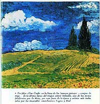 Van Gogh. Esta obra imita la &uacute;ltima &eacute;poca del tr&aacute;gico pintor holand&eacute;s, uno de los menos falsificados por De Hory.