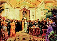 Inauguraci&oacute;n. Momento de la apertura, en el a&ntilde;o 1910.