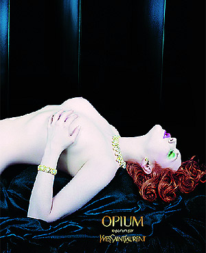 Cartel de Tom Ford para el perfume Opium de Yves Saint Laurent.