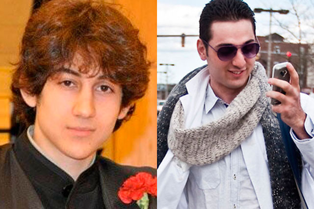 Dzhokhar y Tamerlan Tsarnaev.