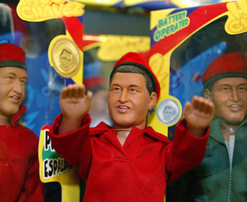 La miniatura del presidente va acompa?ada de su cl?sica gorra roja. (Foto: AFP)