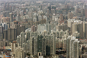 Vista del mar de cemento caracter?stico de algunas zonas de Shanghai. (Foto: AP)